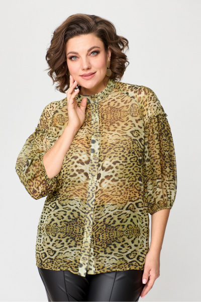Блуза ANASTASIA MAK 1114 желтый_мультиколор - фото 2