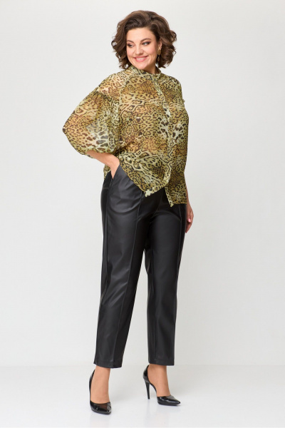 Блуза ANASTASIA MAK 1114 желтый_мультиколор - фото 9