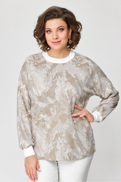 Джемпер ANASTASIA MAK 1169 светло-бежевый - фото 3