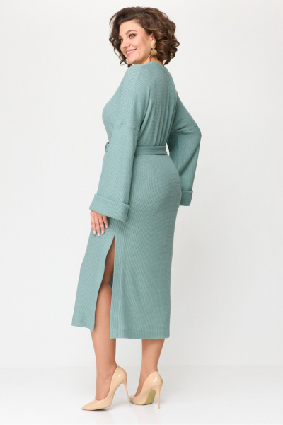 Платье ANASTASIA MAK 1168 мятный - фото 5