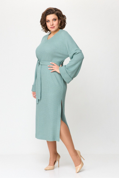 Платье ANASTASIA MAK 1168 мятный - фото 3