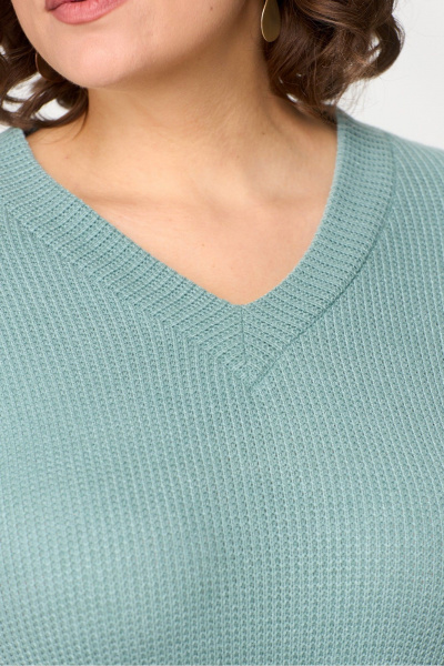 Платье ANASTASIA MAK 1168 мятный - фото 11