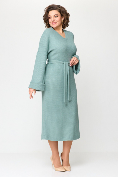 Платье ANASTASIA MAK 1168 мятный - фото 1