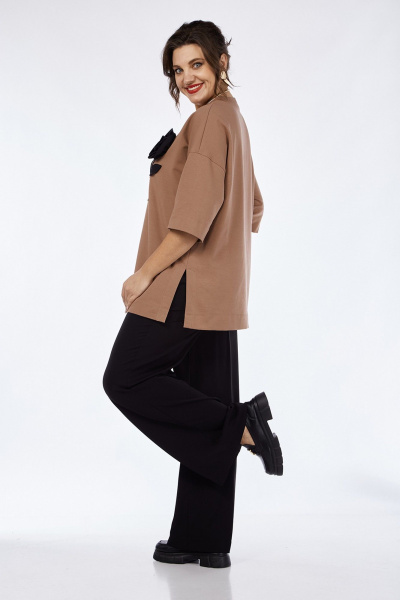 Демисезонный женский джемпер из трикотажа с аппликацией Jurimex 3059 - фото 5