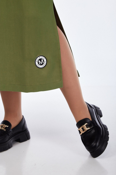 Платье свободного силуэта из текстиля, с кулисами и карманами Jurimex 3061 - фото 4