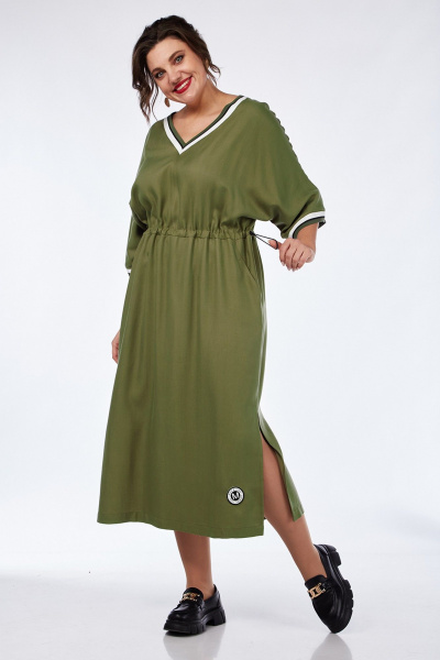 Платье свободного силуэта из текстиля, с кулисами и карманами Jurimex 3061 - фото 2