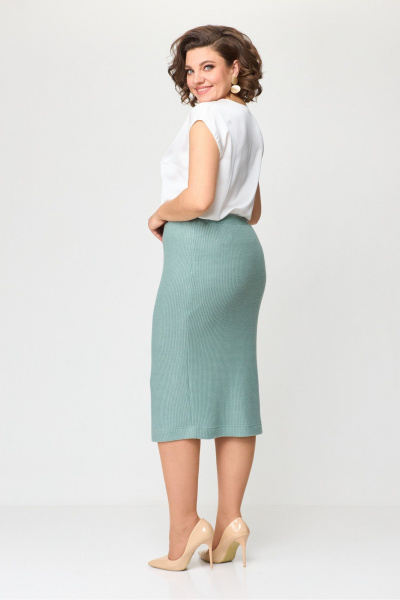 Кардиган, юбка ANASTASIA MAK 1167 мятный - фото 10