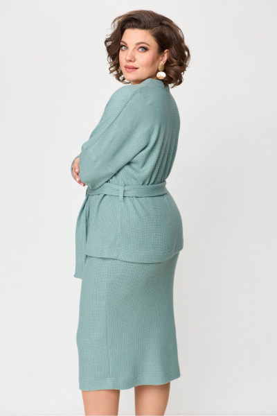 Кардиган, юбка ANASTASIA MAK 1167 мятный - фото 7