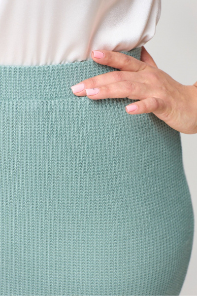 Кардиган, юбка ANASTASIA MAK 1167 мятный - фото 11