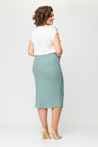 Кардиган, юбка ANASTASIA MAK 1167 мятный - фото 12