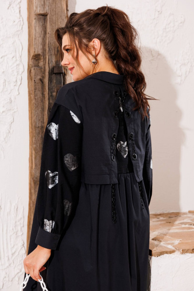 Платье Romanovich Style 1-2615 черный - фото 8