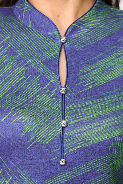 Блуза DaLi 4068.1 голубая - фото 3