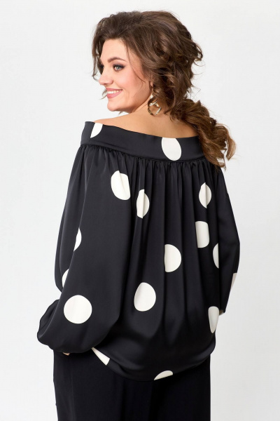 Блуза, брюки Koketka i K 1118 черный - фото 8