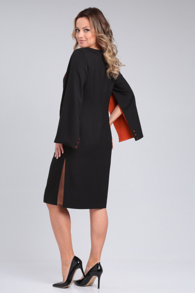 Элегантное платье классического фасона из текстильной ткани Angelina & Сo 949 - фото 2