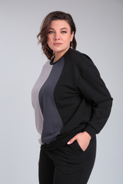 Брюки-кюлоты с поясом и кокеткой на задней половинке Диомант 1929 - фото 4