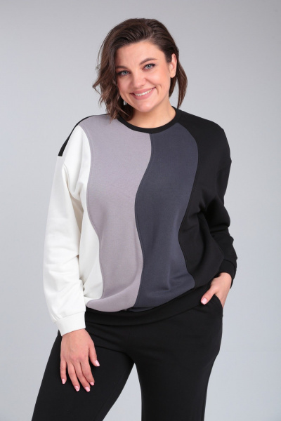 Брюки-кюлоты с поясом и кокеткой на задней половинке Диомант 1929 - фото 3