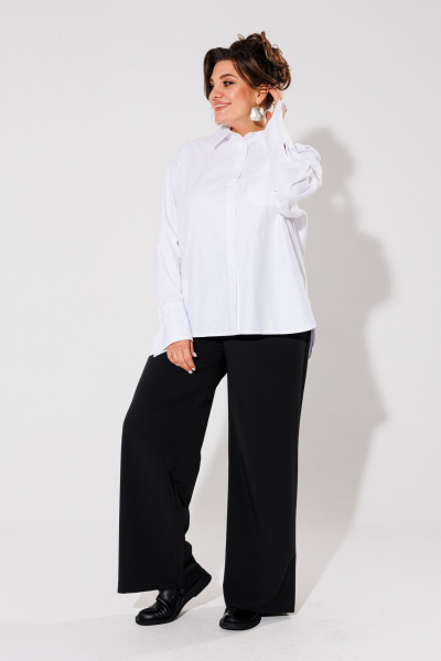 Длинное платье макси из плотного кошкорсе Anelli 1400 черный - фото 4