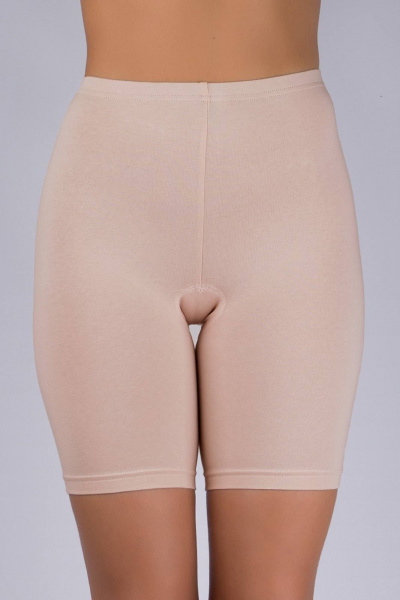 Панталоны из трикотажа и хлопка с кружевными крайками Verally 175М-1 серебристый пион - фото 1