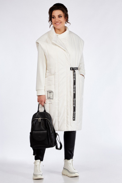 Демисезонный жилет из плащевой ткани с накладными карманами БагираАнТа 932 - фото 1