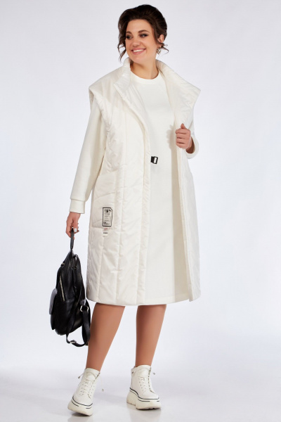 Демисезонный жилет из плащевой ткани с накладными карманами БагираАнТа 932 - фото 4