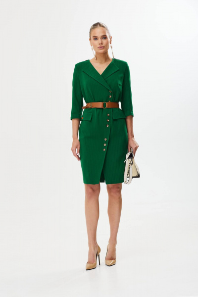 Платье Твой имидж 1758 зеленый - фото 1