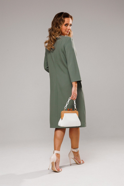 Платье VI ORO VR-1097 оливка - фото 7