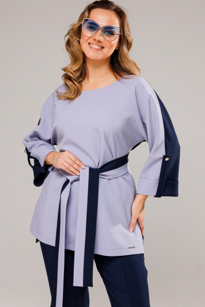 Брюки, туника VI ORO VR-1106 голубой - фото 15