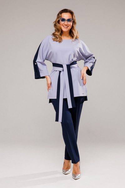 Брюки, туника VI ORO VR-1106 голубой - фото 14
