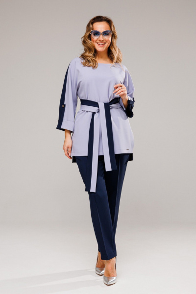 Брюки, туника VI ORO VR-1106 голубой - фото 13
