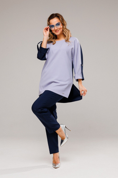 Брюки, туника VI ORO VR-1106 голубой - фото 9