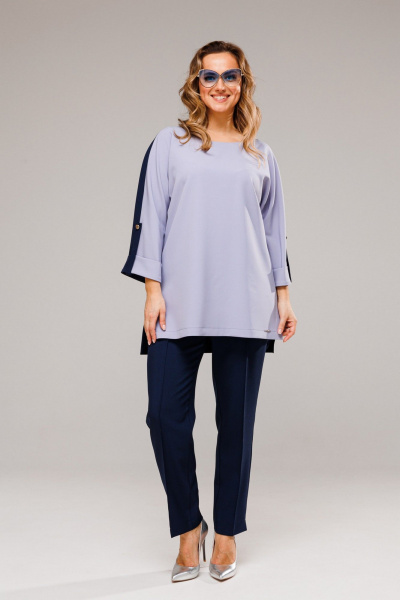 Брюки, туника VI ORO VR-1106 голубой - фото 8