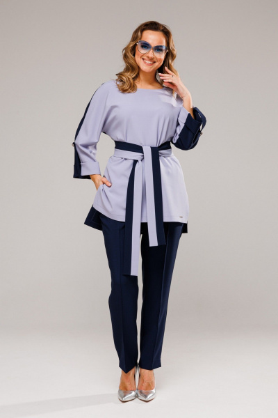 Брюки, туника VI ORO VR-1106 голубой - фото 2