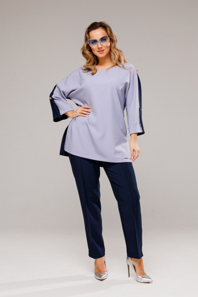Брюки, туника VI ORO VR-1106 голубой - фото 7