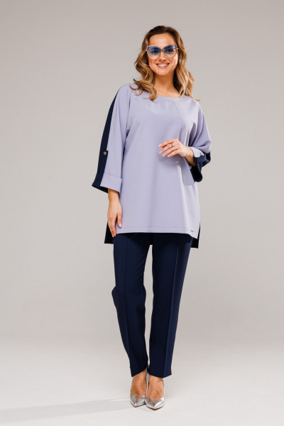 Брюки, туника VI ORO VR-1106 голубой - фото 5