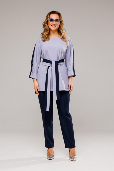 Брюки, туника VI ORO VR-1106 голубой - фото 1