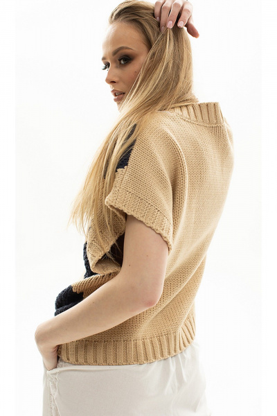 Брюки, жилет Diva 1713.1 беж - фото 4