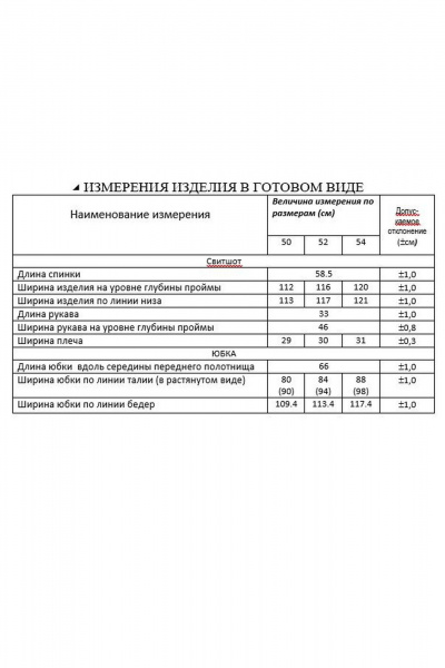Юбка и свитшот с переходящей стойкой контрастных цветов Lissana 4852 - фото 5