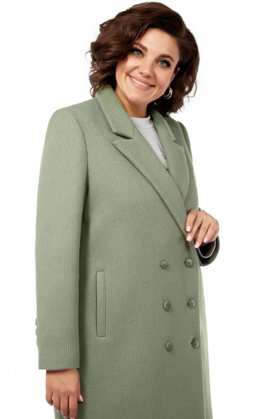 Пальто LaKona 11572 фисташка - фото 3
