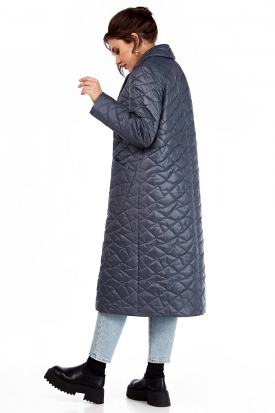 Пальто LaKona 11573 синий_под_джинс - фото 5