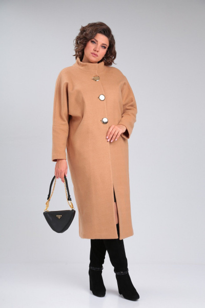 Пальто Michel chic 359 бежевый - фото 1
