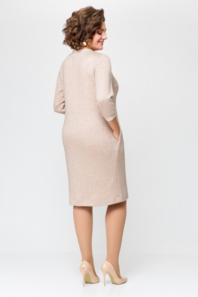 Платье из трикотажа с нагрудными вытачками и карманами Swallow 702.1 - фото 2