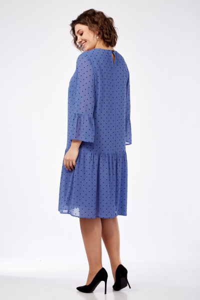 Платье Karina deLux M-1220 индиго - фото 5