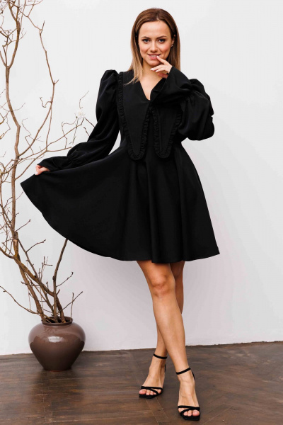 Платье AURA otd 3240 черный - фото 6