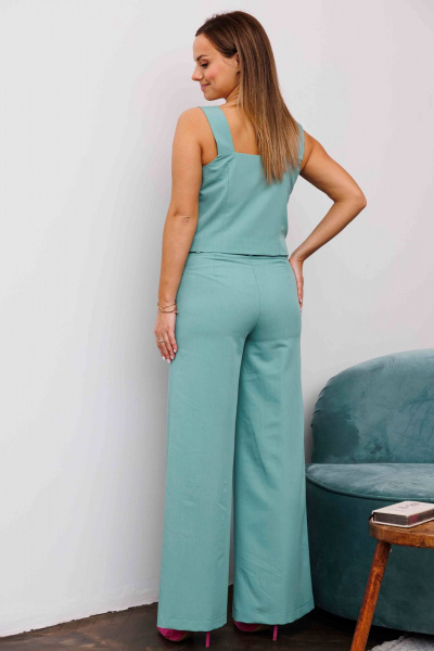 Брюки AURA otd 4127  шалфей - фото 2