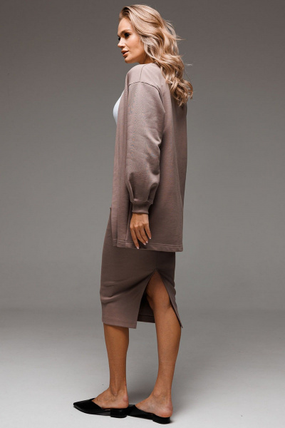 Жакет и юбка из эластичного трикотажа для делового образа GO F7064/04-03.170-176 - фото 5