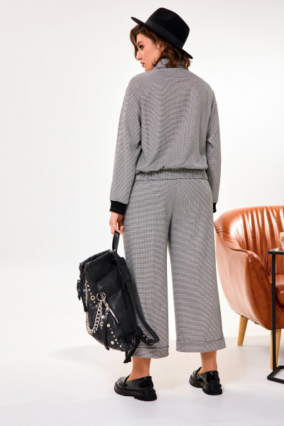 Демисезонный костюм из костюмной ткани брюки и жакет AGATTI 5230 - фото 2