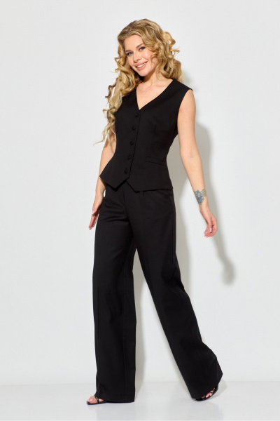 Брюки, жилет Chumakova Fashion 100 черный - фото 9