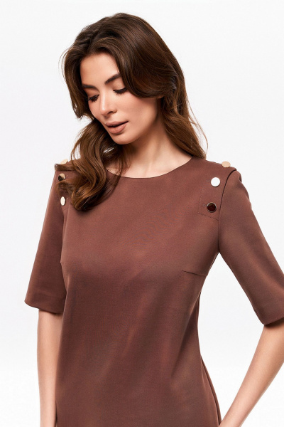 Платье KaVaRi 1066.1 коричневый - фото 7