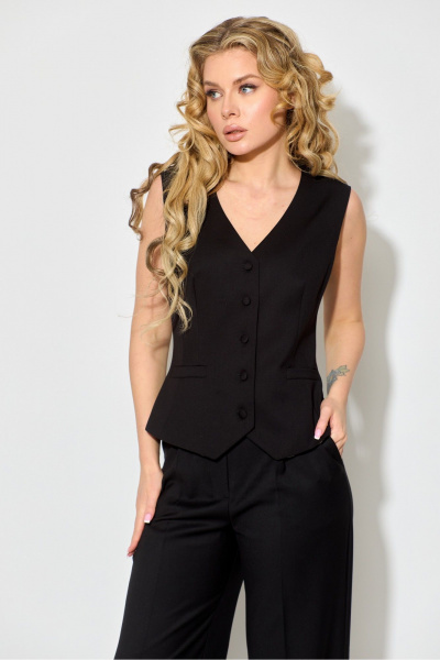 Брюки, жакет, жилет Chumakova Fashion 103 черный - фото 9