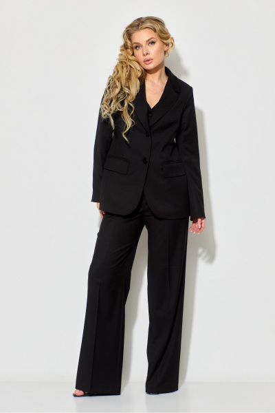 Брюки, жакет, жилет Chumakova Fashion 103 черный - фото 7